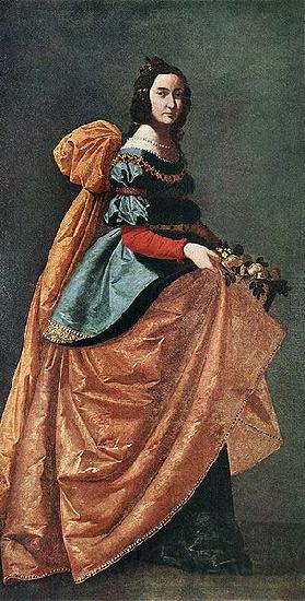 Francisco de Zurbaran Santa Isabel de Portugal France oil painting art